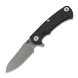 Hinderer - Project X Magnacut Sheepsfoot Working Finish Black G-10