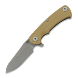 Hinderer - Project X Magnacut Sheepsfoot Working Finish Coyote G-10