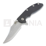 Hinderer - XM-18 3,5" bowie, black/Ti battle blue