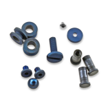 Hinderer - XM-18 3.5 Complete Hardware Kit Ti, battle blue