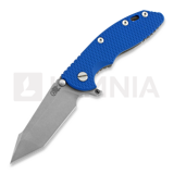 Hinderer - XM-18 3.5 Fatty Harpoon Tanto, working finish, bleu