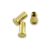 Hinderer - XM-18 3.5 Handle Nuts Set Of 3, brass