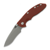 Hinderer - XM-18 3.5 Recurve Magnacut Non-Flipper Battle Bronze Red G-10