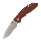 Hinderer - XM-18 3.5 Recurve Magnacut Non-Flipper Working Finish/Stonewash Red G-10