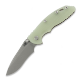 Hinderer - XM-18 3.5 Recurve Magnacut Non-Flipper Working Finish Translucent Green G-10