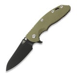 Hinderer - XM-18 3.5 Sheepsfoot, S45VN Battle Black, Olive Green