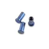 Hinderer - XM-18 3.5 Ti Handle Nuts Set Of 3, blau