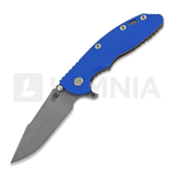 Hinderer - XM-18 3.5 Tri-Way Skinny Harpoon Spanto Working Finish, blue