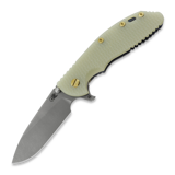 Hinderer - XM-24 4.0 S45VN Slicer Hollow Tri-Way Battle Blue, Tlc Green G10