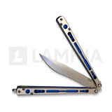 Hom Design - Chimera V2, Stonewashed Ti/Blue & Yellow G-10