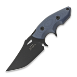 Hydra Knives - Alano Black Finish, Blue G-10