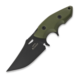 Hydra Knives - Alano Black Finish, Green G-10