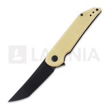 Jake Hoback Knives - Radford DLC, Bone Linen Micarta