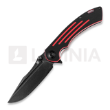Kansept Knives - Pretatout Black and Red G10