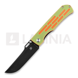 Kansept Knives - Reedus Green And Orange G10