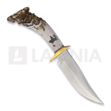 Ken Richardson Knives - Bowie Crown Horn Handle 5 in