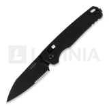 Kershaw - Bel Air - PVD - Black, lame &agrave; dents