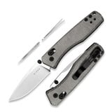 Kizer Cutlery - Aegis AEB-L, Black Micarta, Satin