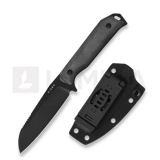 Kizer Cutlery - Begleiter Fix Sheepsfoot 3V, Black Micarta