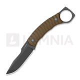 Kizer Cutlery - Billy Bones AEB-L, Sand G-10, Gray PVD & Stonewash