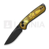 Kizer Cutlery - Buddy II AEB-L, Amber PEI, Black PVD & Stonewash