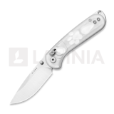 Kizer Cutlery - Buddy II AEB-L, Clear Acrylic, Satin