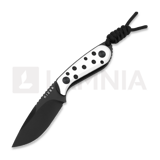 Kizer Cutlery - Buddy Nitro-V, Black & White G-10, Black PVD