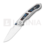 Kizer Cutlery - Feweed XL S90V, Gray Titanium & Nebula FatCarbon, Satin