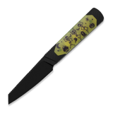 Kizer Cutlery - Hallow 10V 2026 Halloween Special, Black CPM 10V, Aluminum & GID G-10
