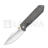 Kizer Cutlery - Harpoon Fold Elmax, Gray Titanium & Black Norplex UltreX, Satin