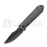 Kizer Cutlery - Harpoon Fold Elmax, Gray Titanium, DLC