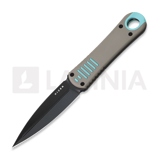 Kizer Cutlery - Hidden Agenda AEB-L, Grey & Blue G-10