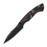Kizer Cutlery - Hissbite 3V, Multicolor Damascus G-10