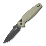 Kizer Cutlery - Khamsin Nitro-V, Patterned Sand Aluminum, Stonewash Gray PVD