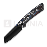 Kizer Cutlery - Madrac S45VN, Nebula Fat Carbon, Matte DLC Ultra