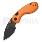 Kizer Cutlery - Microbe 14C28N, Orange Aluminum, Black PVD
