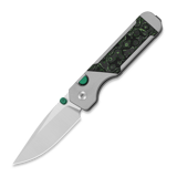 Kizer Cutlery - Militaw 315 M390, Jungle Wear FatCarbon & Black Aluminum, Satin