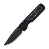 Kizer Cutlery - Militaw 315 M390, Nebula FatCarbon & Black Aluminum, Matte DLC Ultra
