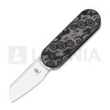 Kizer Cutlery - Mini Bay, Gray/Black Vortex Micarta, Satin