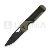 Kizer Cutlery - Mini Militaw Nitro-V, Green G-10/Black Micarta