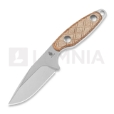 Kizer Cutlery - Muskrat 154CM, Brown Micarta