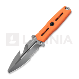 Kizer Cutlery - NORCROSS Flat Tip, Orange G-10, Stonewashed