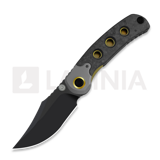 Kizer Cutlery - Pioneer Clip Point, Marble Carbon Fiber & Titanium, DLC