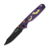 Kizer Cutlery - Pokiman BC 2026 Halloween Special, Black PVD AEB-L, GID G-10 & Acrylic