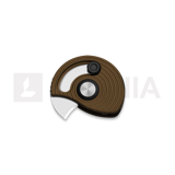 Kizer Cutlery - Snail Trail AEB-L, Brown Aluminum