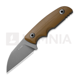 Kizer Cutlery - Snick AEB-L, Brown G-10, Stonewashed