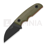 Kizer Cutlery - Snick AEB-L, OD Green G-10, Black Stonewash