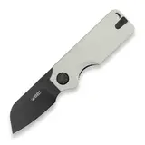 Kubey - Boxer Linerlock Black Blade, white
