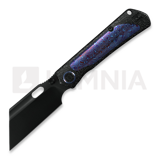 Kunwu Knives - Cochise - DLC - Titanium, Honeydew Texture + Timascus Inlay