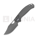 Kunwu Knives - Django XL - Stonewashed - Titanium, Diamond Texture